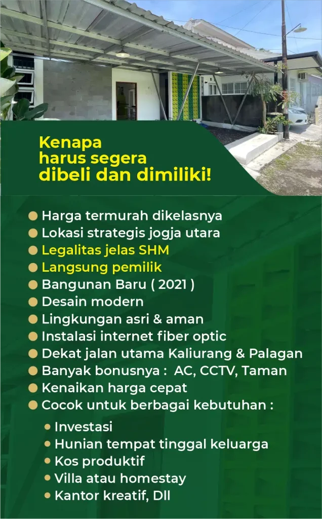 rumah dijual jogja